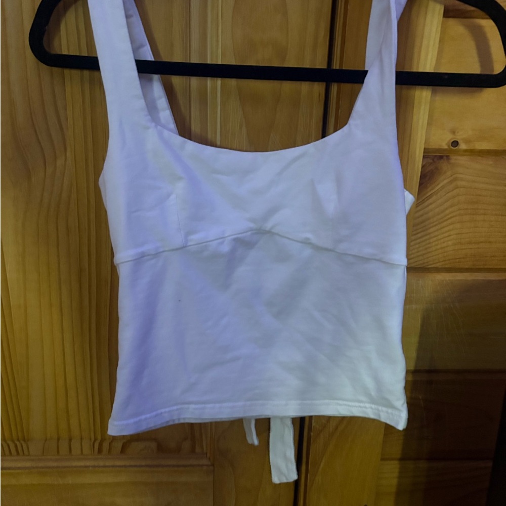 Edikted White Crop Top